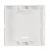 Clapeta cu fereastra de control transp, simbol sonerie, alb