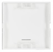 Clapeta cu fereastra de control transp, simbol ventilat, alb