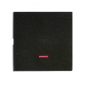 Clapeta cu indicator rosu S55, negru