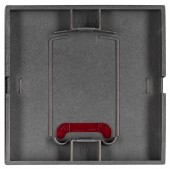 Clapeta cu indicator rosu S55, negru