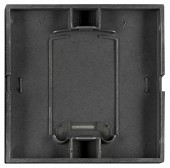 Clapeta cu indicator transparent si simbol vent., S55, negru