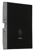 Clapeta cu indicator transparent si simbol vent., S55, negru