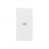 Clapeta cu simbol CHEIE, 1M, alb
