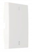 Clapeta cu simbol I/0, alb