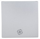 Clapeta cu simbol VENTILATOR, argintiu
