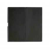 Clapeta dubla S55, neagra