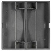 Clapeta dubla S55, neagra