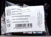 Clapeta intrerupator triplu, argintiu