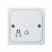 Clapeta pentru buton cu snur alb