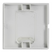 Clapeta simpla cu fereastra de control transparenta, argint