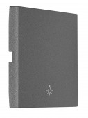 Clapeta simpla cu simbol lumina, antracit