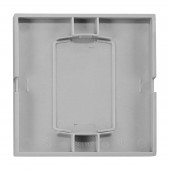 Clapeta simpla cu simbol ventilator, argintiu