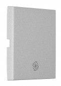 Clapeta simpla cu simbol ventilator, argintiu
