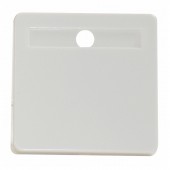 Clapeta simpla inscriptionabil, alb