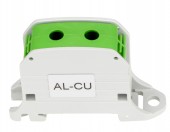 Clema Al-Cu,1 p. verde, 50mmp / 35mmp cu pin