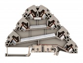 Clema con. elast. instal., gri, YBK 2,5-3FT, 3P+PE, 2,5mm²