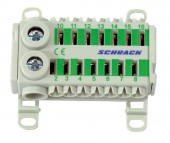 Clema cu conexiune rapida, verde, 2 x 25 mm², 14 x 6 mm²