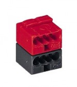 Clema de conexiune bus KNX 2p gri/rosu