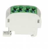 Clema de derivatie Cu-Al, 25mmp, 1p. izolata-galben/verde