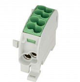 Clema de derivatie Cu-Al, 25mmp, 1p. izolata-galben/verde