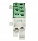 Clema de derivatie Cu-Al, 35mmp, 1p. izolata-galben/verde