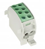 Clema de derivatie Cu-Al, 35mmp, 1p. izolata-galben/verde