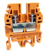 Clema de faza, conex. cu surub, CBD-4, portocaliu, 0,5-4 mm²