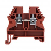 Clema de faza, conex. cu surub tip AVK 4, rosu, 4 mm²