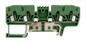 Clema de imp., conex. elast. 2+2, YBK 2,5 CT, verde, 2,5 mm²