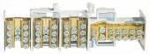 Clema derivatie 3+1 module: 3x25mm²/4x16mm²+1x25mm²/6x16mm²
