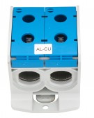 Clema dubla (2*1p) Al-Cu, albastru, 300mmp / 240mmp cu pin