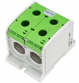 Clema dubla (2*1p) Al-Cu, verde, 300mmp / 240mmp cu pin