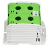Clema dubla (2*1p) Al-Cu, verde, 300mmp / 240mmp cu pin