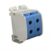 Clema dubla Al-Cu,1 p. albastru, 50mmp / 35mmp cu pin