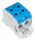 Clema dubla Al-Cu,1 p. albastru, 95mmp / 70mmp cu pin
