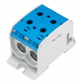 Clema dubla Al-Cu,1 p. albastru, 95mmp / 70mmp cu pin