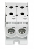 Clema dubla Al-Cu,1 p. gri, 95mmp / 70mmp cu pin