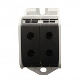 Clema dubla Al-Cu,1 p. negru, 50mmp / 35mmp cu pin