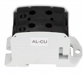Clema dubla Al-Cu,1 p. negru, 95mmp / 70mmp cu pin