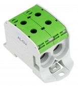 Clema dubla Al-Cu,1 p. verde, 95mmp / 70mmp cu pin