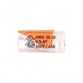 Clema legatura 2 conductoare FY/MYF max. 6mm² – WAGO | 221-612