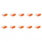 Clema legatura 3 conductoare FY 0,5-2,5 mm², set 10 buc – WAGO | 2273-203