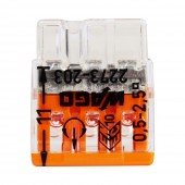 Clema legatura 3 conductoare FY 0,5-2,5mm² – WAGO | 2273-203