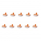 Clema legatura 3 conductoare FY/MYF 0,2-4 mm², set 10 buc – WAGO | 221-413