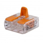 Clema legatura 3 conductoare FY/MYF 0,2-4mm² – WAGO | 221-413