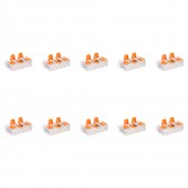 Clema legatura 5 conductoare FY/MYF 0,2-4 mm², set 10 buc – WAGO | 221-415
