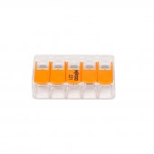 Clema legatura 5 conductoare FY/MYF max. 6mm² – WAGO | 221-615
