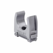 Clema plastic pt.tub M16mm, ex. medie, gri, 100buc