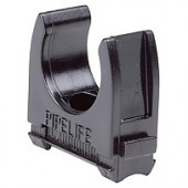 Clema plastic pt.tub M40mm, fara halogen, negru, 50buc
