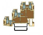 Clema triplu etajata, bej, tip TLS.2, 0,2-4 mm²